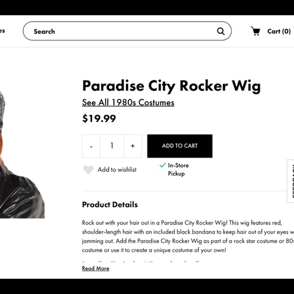 Paradise City wig kit - Picture 3 of 3